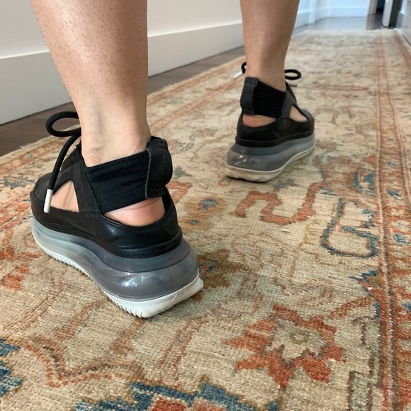 Nike Leather Cut-out Open-Back Sneakers - Picture 4 of 5